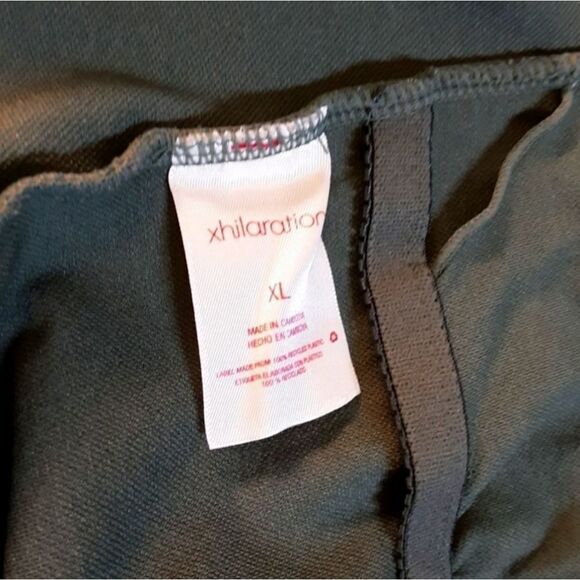 XHILARATION 1-Piece Swim Lace Up Front High Cut Legs Scoop Back Size Wom… - Picture 4 of 8